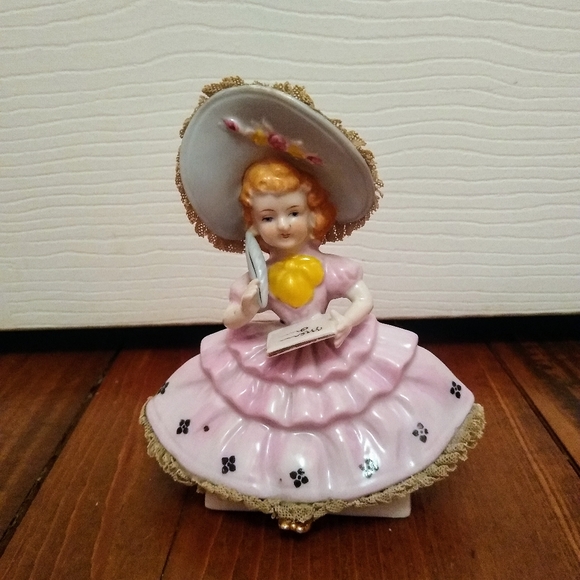 Adorable Vintage Girl Figurine